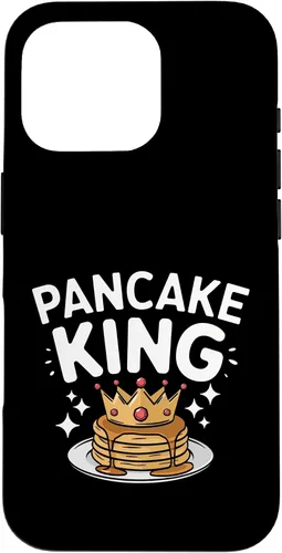 Vista 20 de iPhone 16 Pancake King Hotcake Lover Maker Baker Foodies Men Dad Boys Case