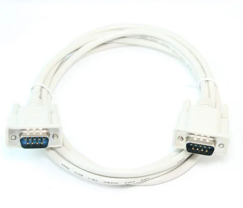 Vista 2 de MyCableMart - Cable DB9 Serial DB9/DB9 de 5.9 ft macho a macho