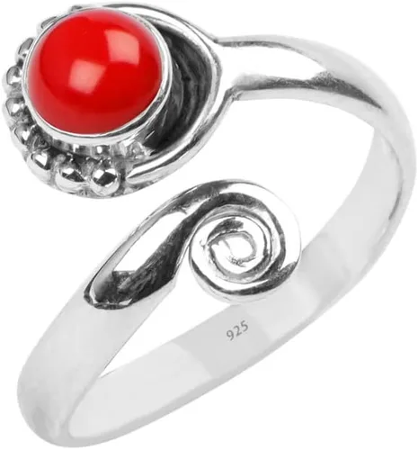 Vista 78 de Anillo de dedo del pie de piedra preciosa de plata de ley 925, joyería para el cuerpo, anillo de dedo del pie de la mano de la mano de la piedra