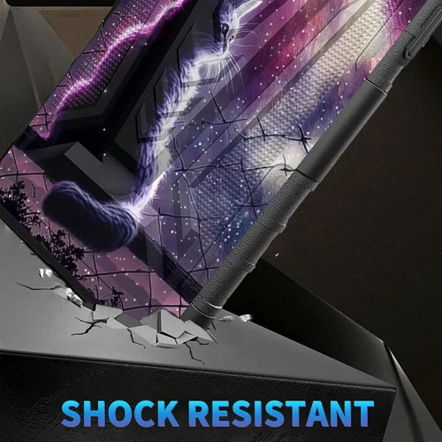 Vista 53 de Funda para AT&T Maestro Max 2021/Cricket Ovation 2 con protector de pantalla de vidrio templado, funda resistente con función atril integrada