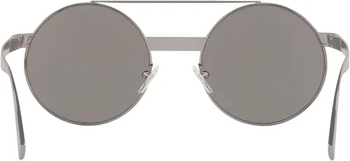 Vista 4 de Versace Gafas de sol para mujer marco de metal de color gris claro lentes plateados 2047in