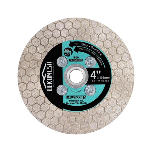Vista 11 de Disco de corte de diamante de 4 pulgadas/105MM - Hoja de sierra para azulejos, rueda de corte, discos de diamante de doble cara para cortar y moler