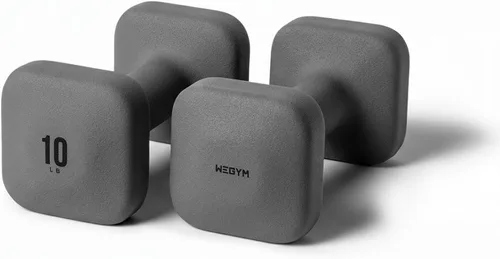 Vista 38 de WeGym Square Dumbbells for Home Gym, Hand Weights for Strength Training