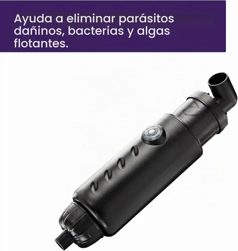 Vista 6 de Coralife Esterilizador ultravioleta Biocube Mini, lámpara UV de 5 vatios
