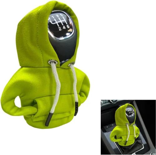 Vista 14 de JOYCOURT - Sudadera con capucha para palanca de cambios de coche, color negro Nylon Fashionable Mini Hoodie Decoration, Cute Gadgets, Universal