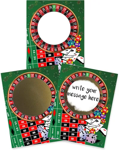 Vista 20 de My Scratch Offs 20 Boletos Dorados para el Día de San Patricio Haz tus propias Tarjetas de Rascar DIY con Adhesivos de Rascar para Boletos de Rifa