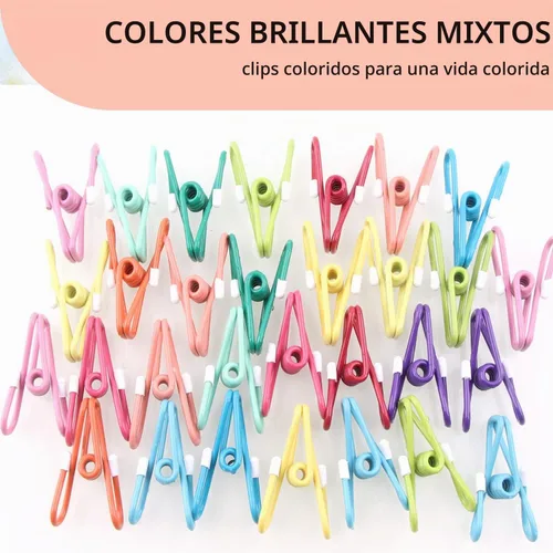 Vista 6 de Clips para chips, 30 piezas de material recubierto de PVC para envasado de alimentos, clips para bolsa, clips para paquete, clip de chip, alfileres