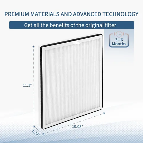 Vista 5 de Filtro de aire Europa compatible con Afloia Europa Air Puri-fier, filtro de repuesto 3 en 1 Europa Air Puri-Fier con H13 True HEPA, carbón activado