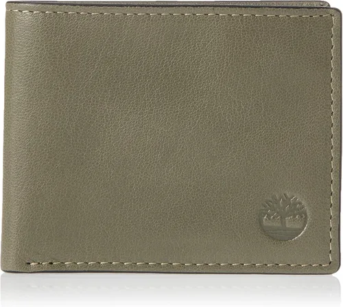 Vista 8 de Cartera de cuero para hombre de Timberland con bolsillo abatible adjunto