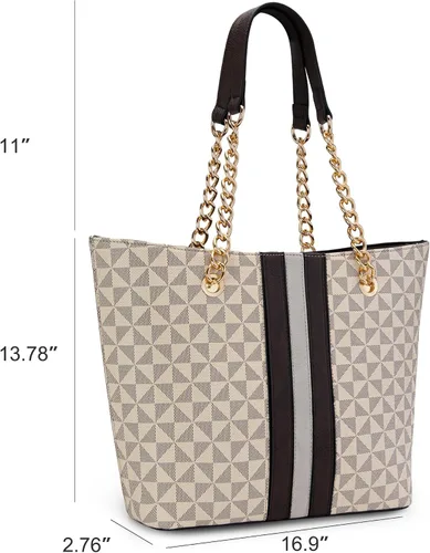 Vista 2 de Montana West Bolso y bolsos de mano para mujer, bolso de hombro con cadena