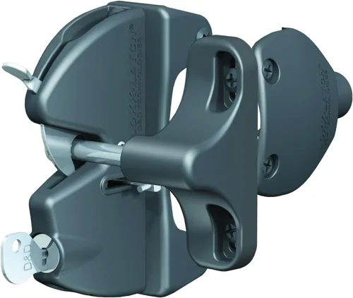 Vista 9 de National Hardware N346-201 V6201 LokkLatch en negro, 4-9/16