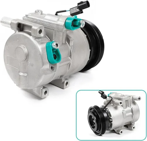 Vista 3 de Compresor de aire acondicionado con embrague, compresor de CA y embrague de A/C, control de clima y refrigeración del motor y A/C con embrague CO
