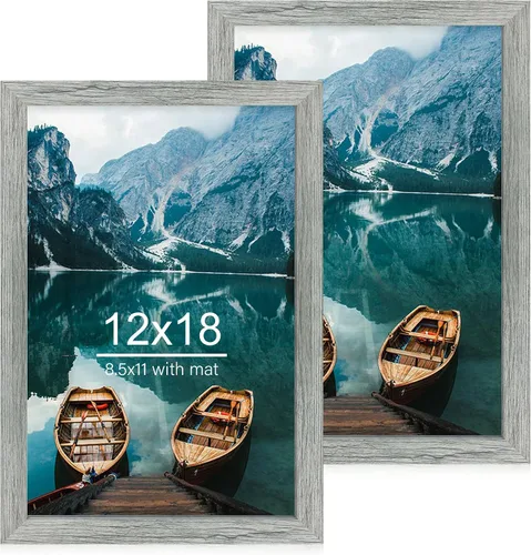 Vista 43 de Hongkee - Juego de 2 marcos de fotos, HK042515-MD5.5X8.5-BK(2PK)
