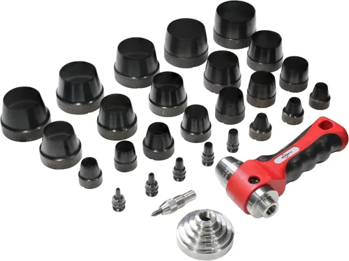 Vista 7 de Mayhew Tools 66012 - Punzón hueco, juego de 10 piezas, color negro