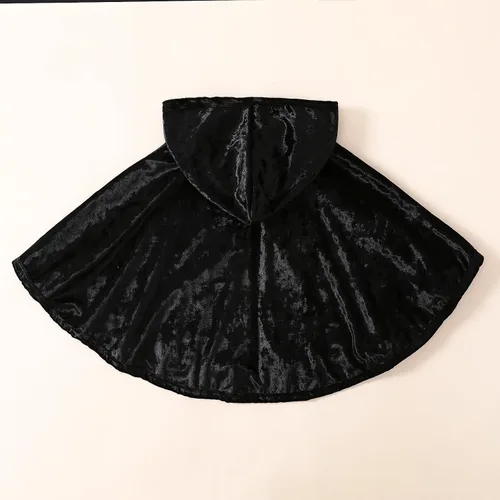 Vista 6 de USKIDKK Disfraz de bruja Hocus Poccus con capucha para bebés y niñas pequeñas para Halloween