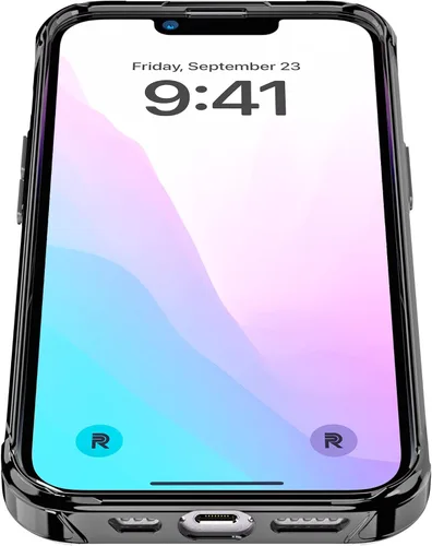 Vista 4 de REBEL Funda transparente para iPhone 13 [Crystal Series Gen-3] compatible con MagSafe, no se amarillea, antiarañazos, protección a prueba de golpes