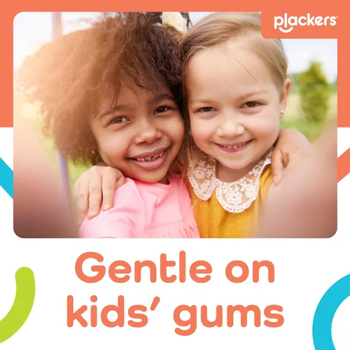 Vista 4 de Plackers Kids 1er Floss Picks (hilo dental). Bayas, 48