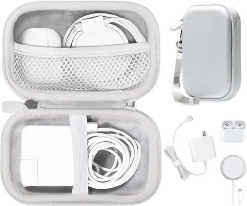 Vista 7 de Práctico estuche para MacBook Air Pro Charger MagSafe/MagSafe 2 adaptador de corriente, iPhone 16/16 Pro/15/15 Pro/14/14 Pro MagSafe, Hub USB C, Hub