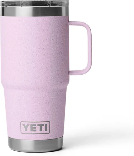 Vista 14 de YETI - Vaso de viaje Rambler de 20 onzas, de acero inoxidable, aislada al vacío con tapa fuerte Stronghold Blanco