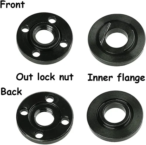 Vista 3 de Juego de 3 piezas de repuesto de brida de amoladora 5/8-11 con llave inglesa, accesorios para amoladora angular compatibles con Dewalt Milwaukee