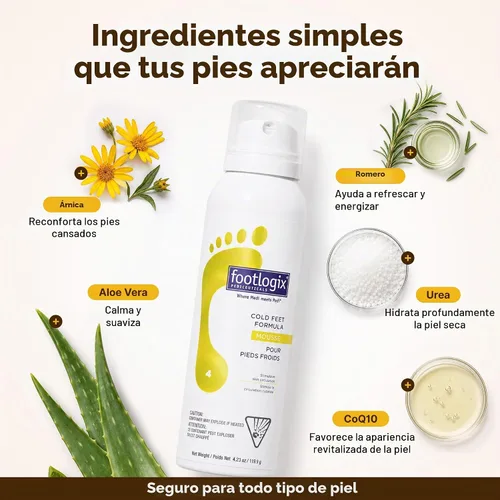 Vista 6 de FOOTLOGIX Fórmula para pies fríos, 4.23 oz