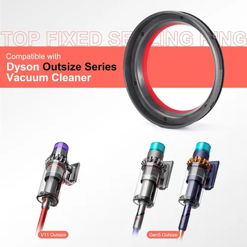 Vista 2 de Anillo de sellado de cubo de polvo SV16 SV29 mejorado compatible con Dyson Outsize Canister pieza de repuesto, compatible con accesorios de anillo
