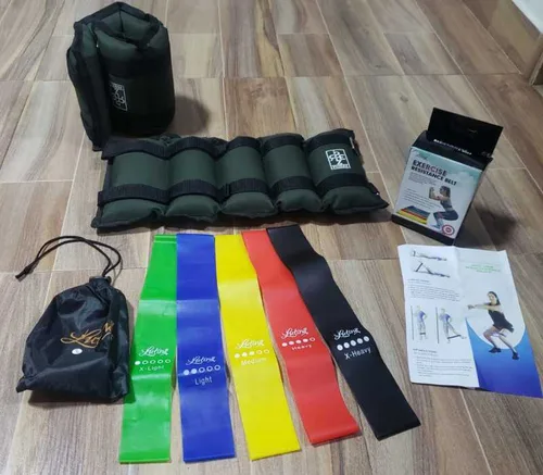 Vista 4 de Kit gluteos con bandas en latex