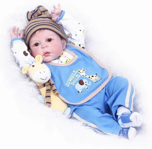 Vista 3 de Ropa de muñecas Reborn para bebé niño de 20 a 22 pulgadas, muñecas recién nacidas de 0 a 3 meses