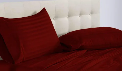 Vista 22 de Epic Cotton 100% algodón egipcio, juego de sábanas de 4 piezas de cama de agua sin adjuntar de 1000 hilos, tamaño Queen, bolsillo profundo de 15