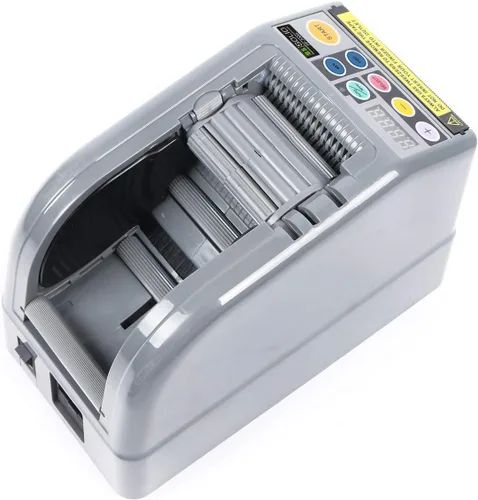 Vista 3 de Dispensador de cinta automática sólida de EE. UU., máquina de corte de cinta eléctrica y cinta, carrete doble, longitud digital 0.197-39.331 in