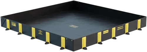 Vista 14 de Justrite Rigid-Lock QuickBerm®, 4' x 6' x 12