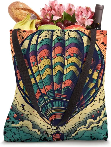Vista 4 de Hot Air Balloon Tote Bag