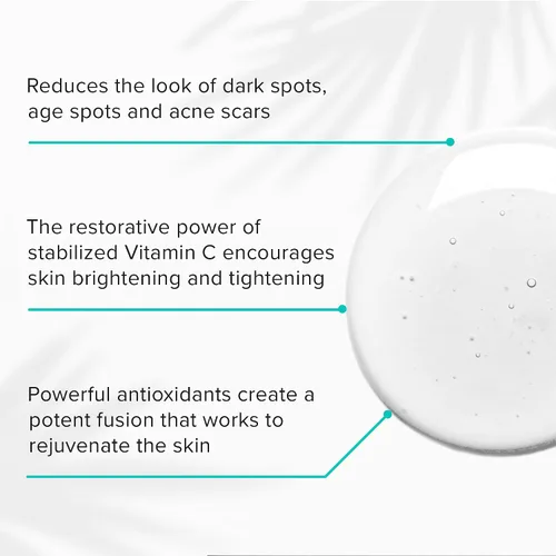 Vista 3 de ClarityRx C-Results - Suero facial iluminador con vitamina C, tratamiento facial antienvejecimiento natural a base de plantas para manchas oscuras