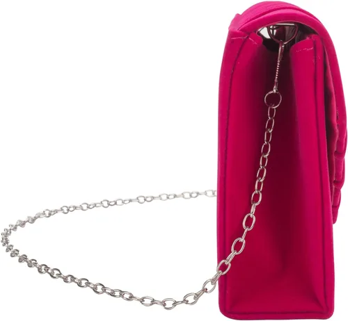 Vista 4 de CurvChic Bolso de noche para mujer, bolso de mano de ante sintético, bolso de fiesta, bolso de graduación nupcial