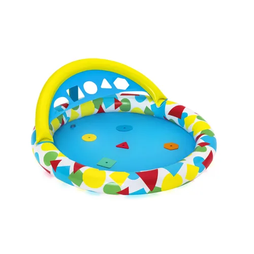Vista 19 de Bestway Piscina Hinchable Infantil Aprendizaje 120x117x46 cm +4 meses Jardin 52378