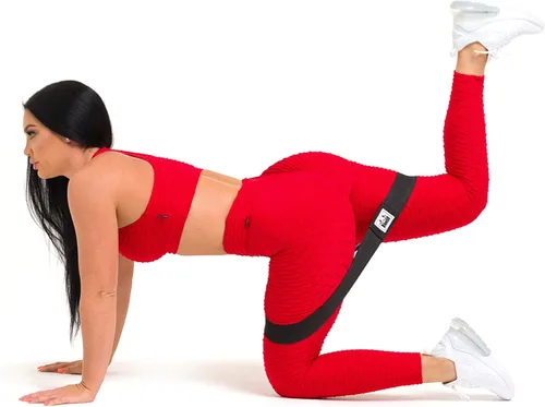 Vista 6 de THE X BANDS Bandas de resistencia para glúteos, entrenamiento pesado para piernas, desafío de quemaduras de yoga, lazo de construcción de glúteos