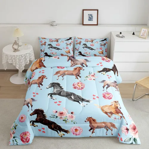 Vista 37 de Erosebridal - Juego de edredón individual para niños con diseño de béisbol y sóftbol, juego de cama deportivo acolchado para niños, edredón