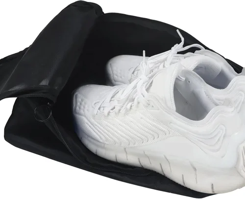 Vista 5 de Gloppie Bolsas para zapatos de viaje, bolsa de almacenamiento grande portátil para zapatos para hombres y mujeres, organizador de zapatos, cubos
