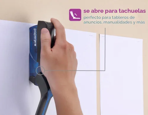 Vista 3 de PaperPro - Engrapadora clásica compacta, 15 hojas, grapado 80% más fácil Surtido