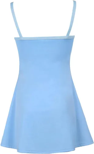 Vista 6 de Vestido corto con tirantes delgados para mujer, sexy, sin espalda, colorido, club, fiesta, cóctel