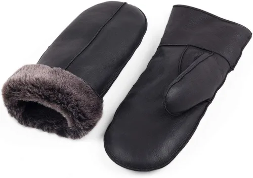 Vista 2 de Zavelio Manopla de piel de oveja prémium para hombre