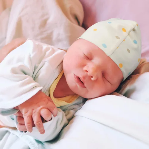 Vista 6 de HiBwoBwo Newborn Hospital Hat Spring Summer Autumn Baby Beanie Baby Boys Girls Hats 0-6 Months