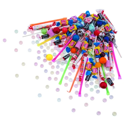 Vista 5 de Fun Express Paquete variado de dulces a granel, 9 libras, 1000 unidades Individually Wrapped, Assorted Candy Mix, For 4th of July, Halloween