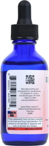 Vista 3 de Good State Suplemento iónico líquido de yoduro de potasio Botella de vidrio Vegano 150 mcg por 10 gotas 118 porciones Apoya la salud