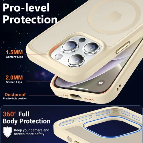 Vista 97 de MOCCA - Funda magnética resistente para iPhone XR de 6.1 pulgadas, compatible con MagSafe, funda con protección contra caídas de grado militar