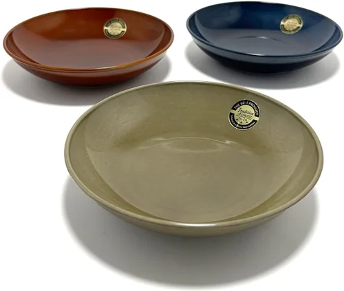 Vista 2 de Tribeca Table Ware Tradition Acoustic PLAWARE AMARILLO 6" Coop Plate, Gray, Diameter 6.3 inches (16 cm)