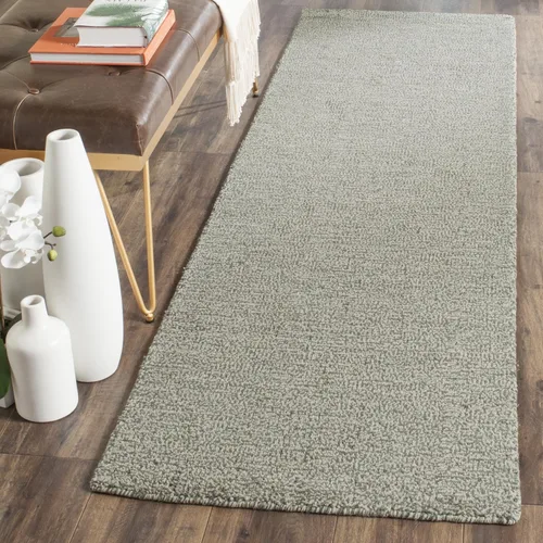 Vista 18 de SAFAVIEH Himalaya Collection - Alfombra de pasillo, 2 pies 3 pulgadas x 6 pies, color azul, lana hecha a mano, ideal para zonas de alto tráfico