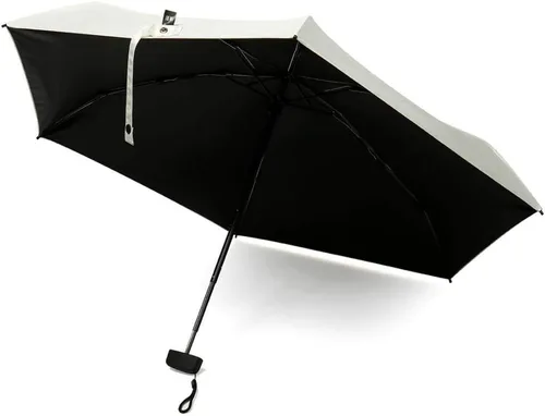 Vista 4 de Mini paraguas de viaje a prueba de viento y lluvia, ligero, compacto, portátil, para exteriores, plegable, UV, paraguas para hombres, mujeres