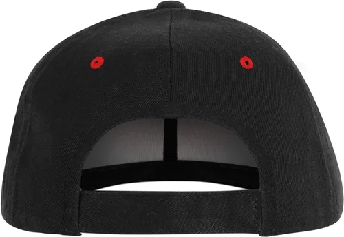 Vista 2 de Rolling Stones Gorra de béisbol clásica con lengua para hombre, color negro