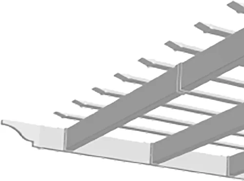 Vista 4 de Vita Valencia – Pérgola de vinilo independiente de 12 x 16 pies (3.66 x 4.88 m)